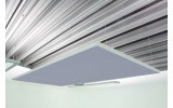 Deckensegel Akustiksegel mit Alurahmen 100cm x 200cm x 4cm, 66 wählbare Akustikstoffe, Stofffarbe des Deckensegels: Camira-ys173