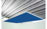 Deckensegel Akustiksegel mit Alurahmen 100cm x 200cm x 4cm, 66 wählbare Akustikstoffe, Stofffarbe des Deckensegels: Camira-ys035