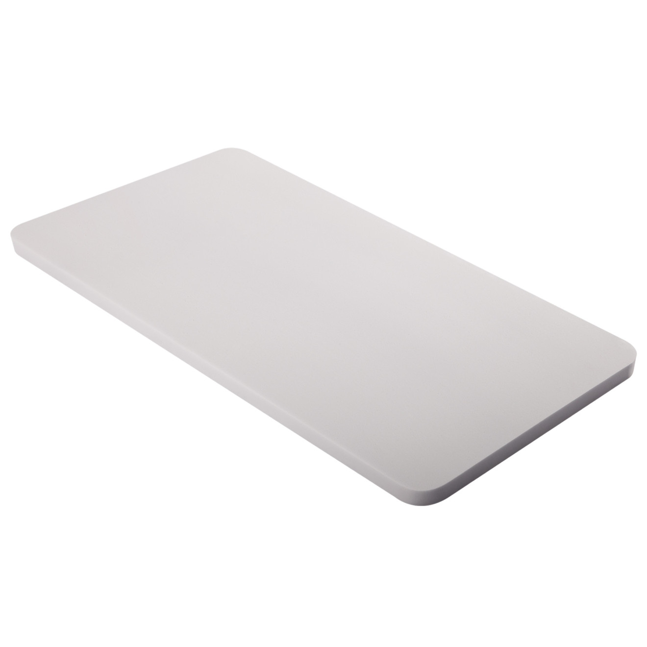 Absorber abgerundet aus Basotect® G+ Schaumstoff 100cm x 50cm x 3cm, hellgrau