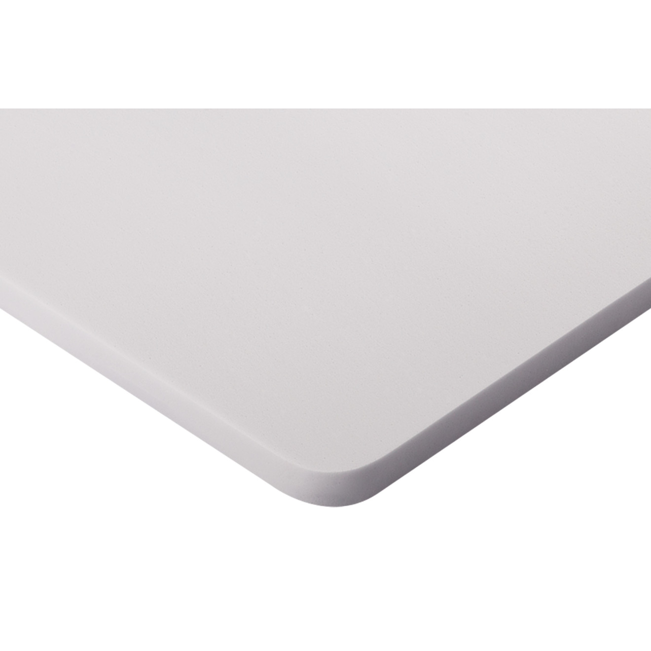 Absorber abgerundet aus Basotect® G+ Schaumstoff 100cm x 50cm x 3cm, hellgrau