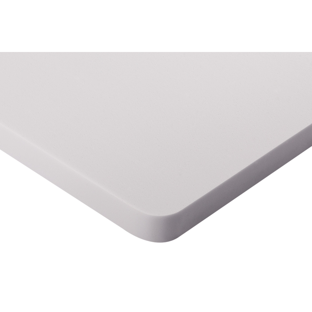 Absorber abgerundet aus Basotect® G+ Schaumstoff 100cm x 50cm x 5cm, hellgrau