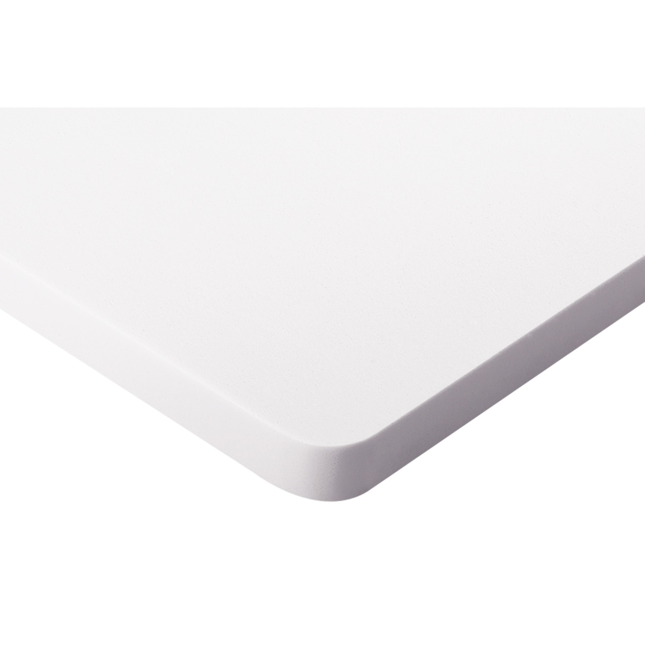 Absorber abgerundet aus Basotect® Schaumstoff 100cm x 50cm x 5cm, weiss
