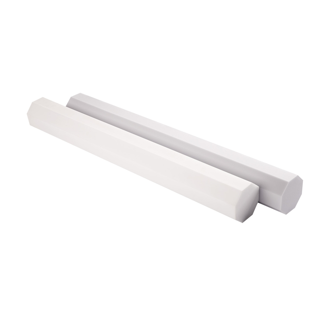 Baffel aus Basotect® G+ achteckig 12 x 12 x 100cm, hellgrau