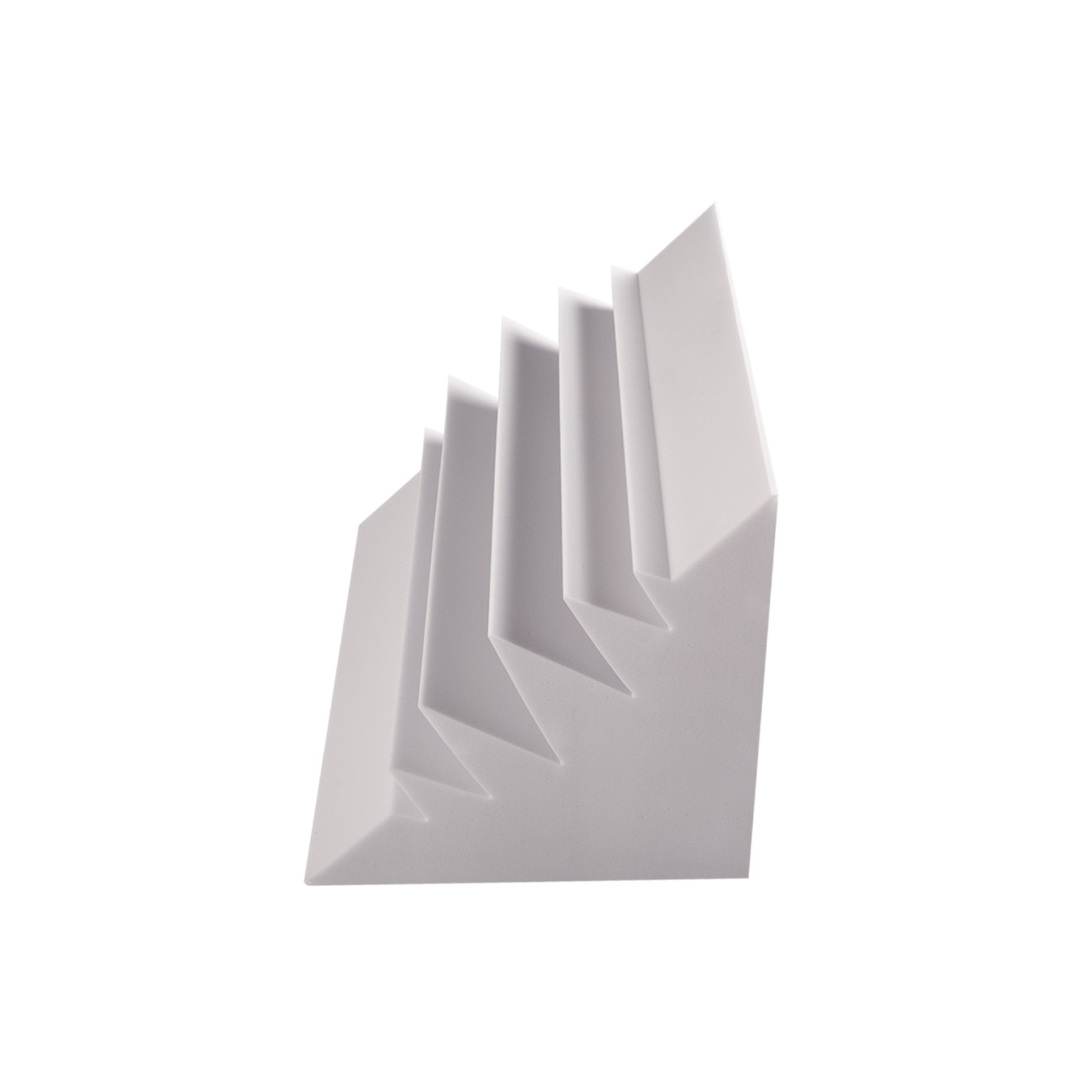 Spezial Bassabsorber aus Basotect® 60cm x 37cm x 37cm hellgrau