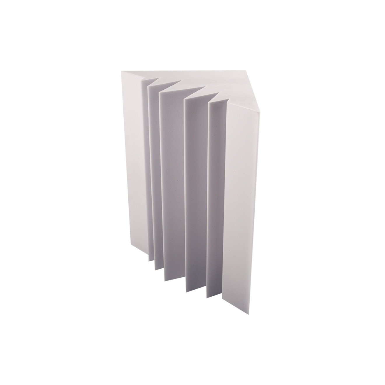 Spezial Bassabsorber aus Basotect® 60cm x 37cm x 37cm hellgrau