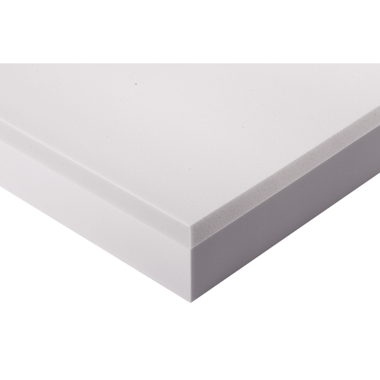 Decorschaumstoff aus Basotect® G+ Schaumstoff 100 x 50 x 10cm,hellgrau, klebend