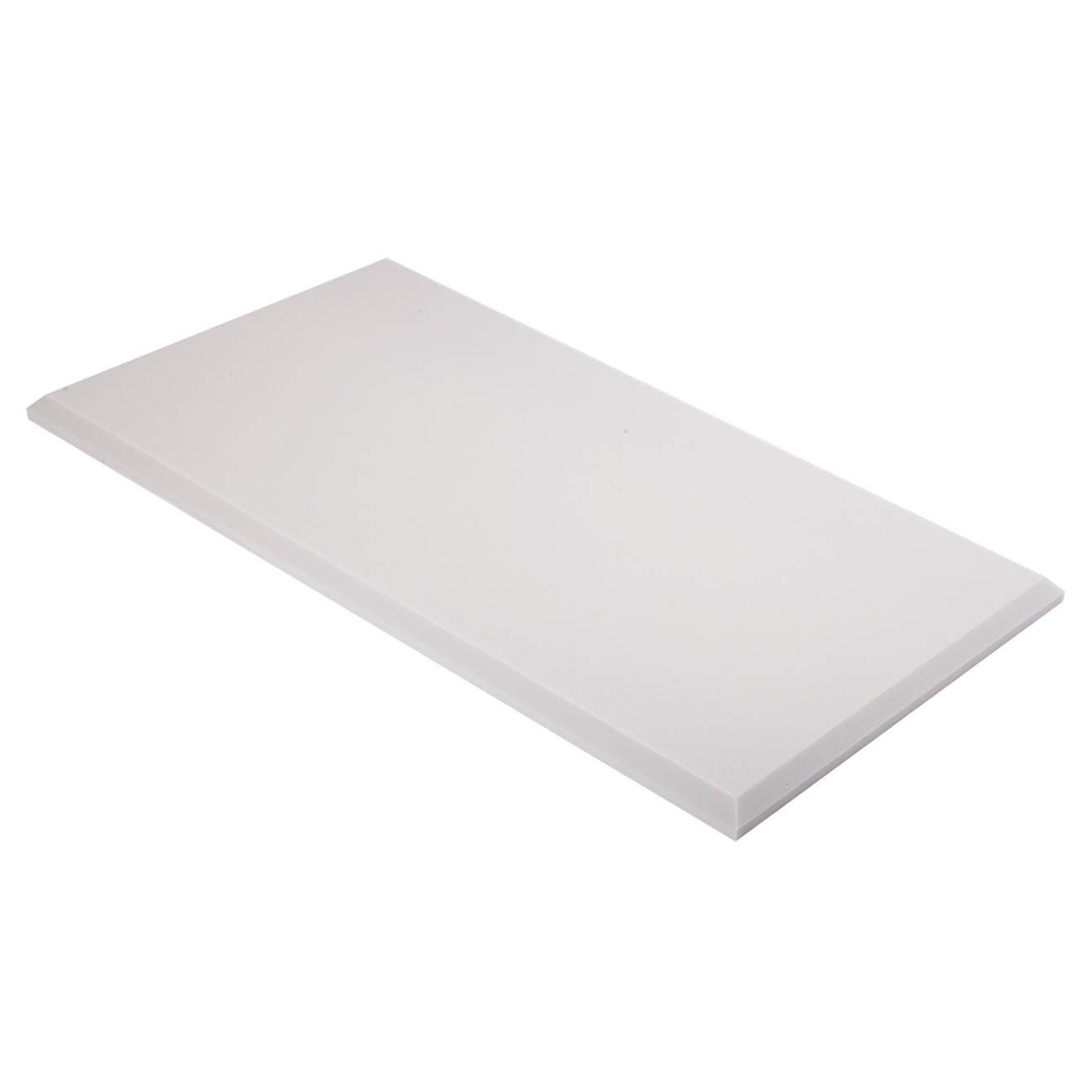 Decorschaumstoff aus Basotect® G+ Schaumstoff 100 x 50 x 3cm, hellgrau