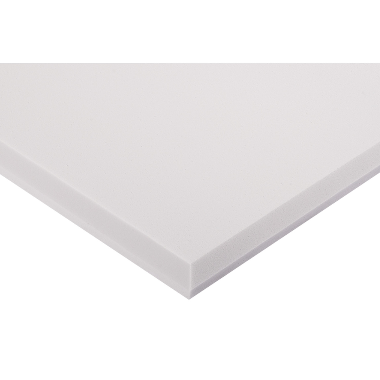 Decorschaumstoff aus Basotect® G+ Schaumstoff 100 x 50 x 3cm,hellgrau,klebend