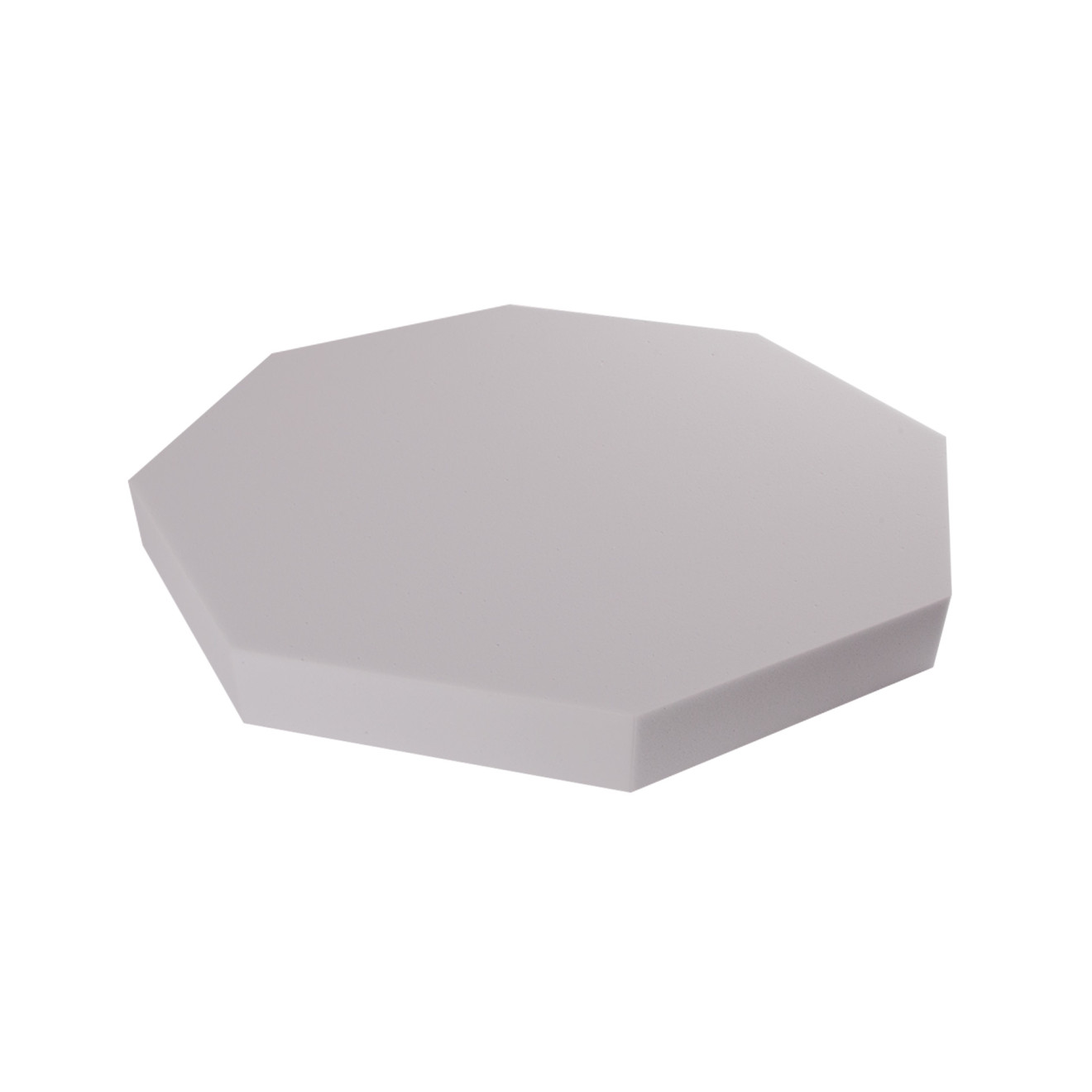 Octa aus Basotect® G+ 50 x 50 x 5cm, hellgrau