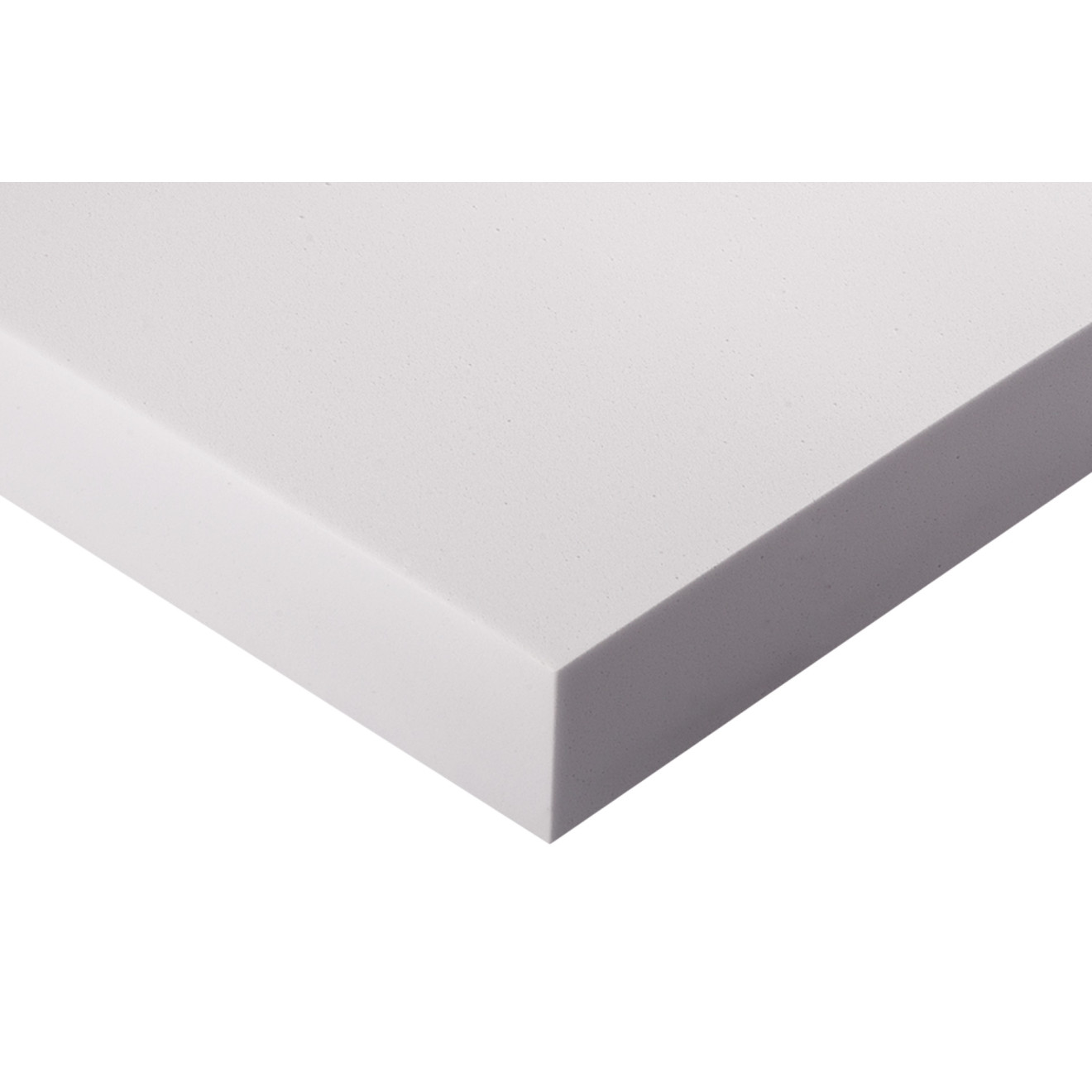 Absorber aus Basotect® Schaumstoff 100cm x 50cm x 10cm,weiss,klebend