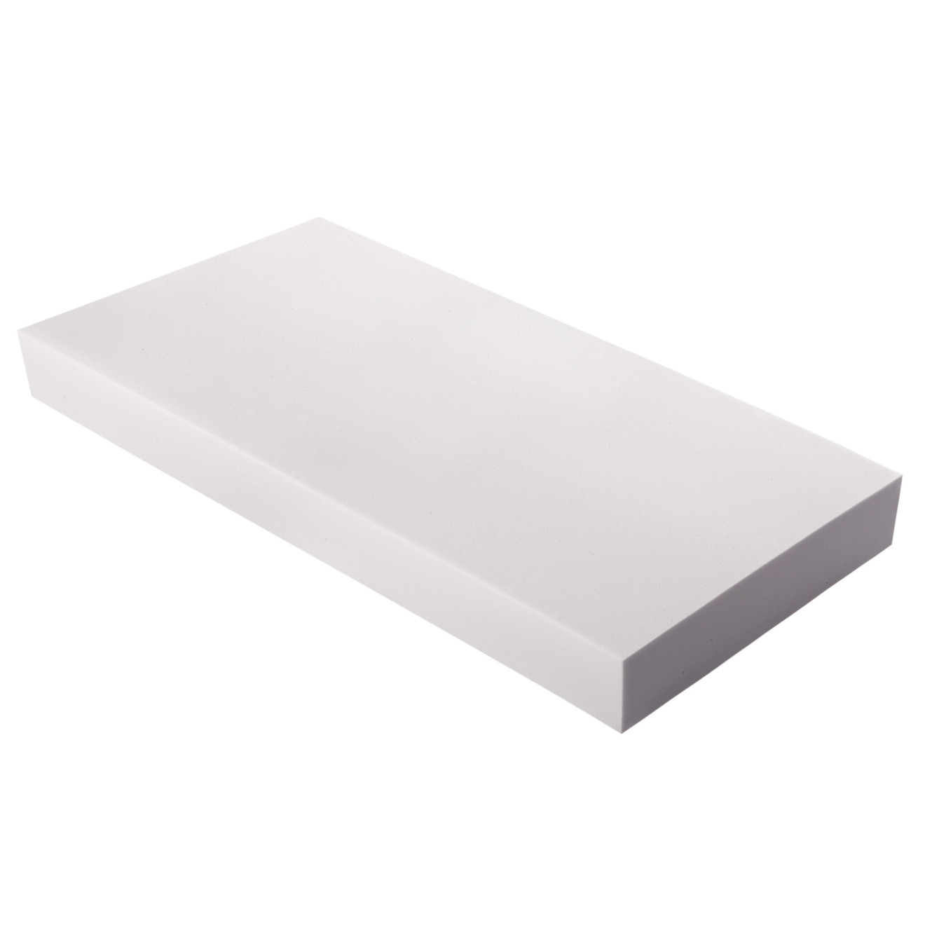 Absorber aus Basotect® G+ Schaumstoff 100cm x 50cm x 10cm, hellgrau