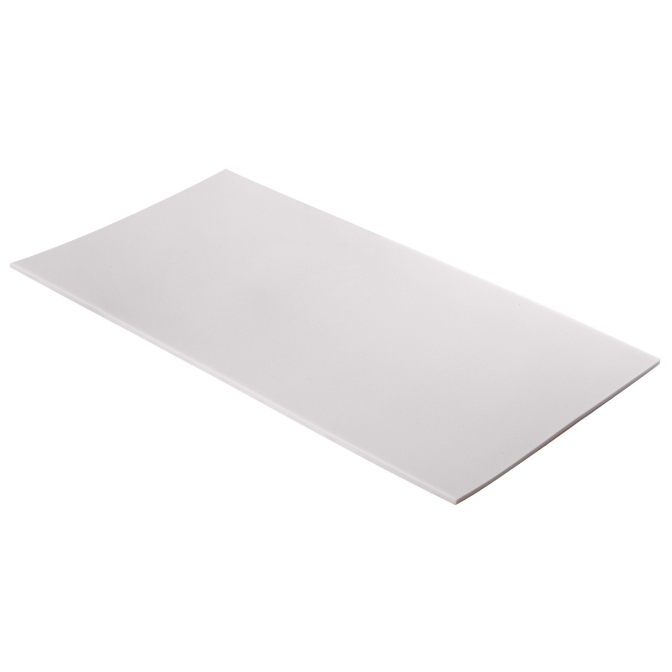 Absorber aus Basotect® G+ Schaumstoff 100cm x 50cm x 1cm, hellgrau