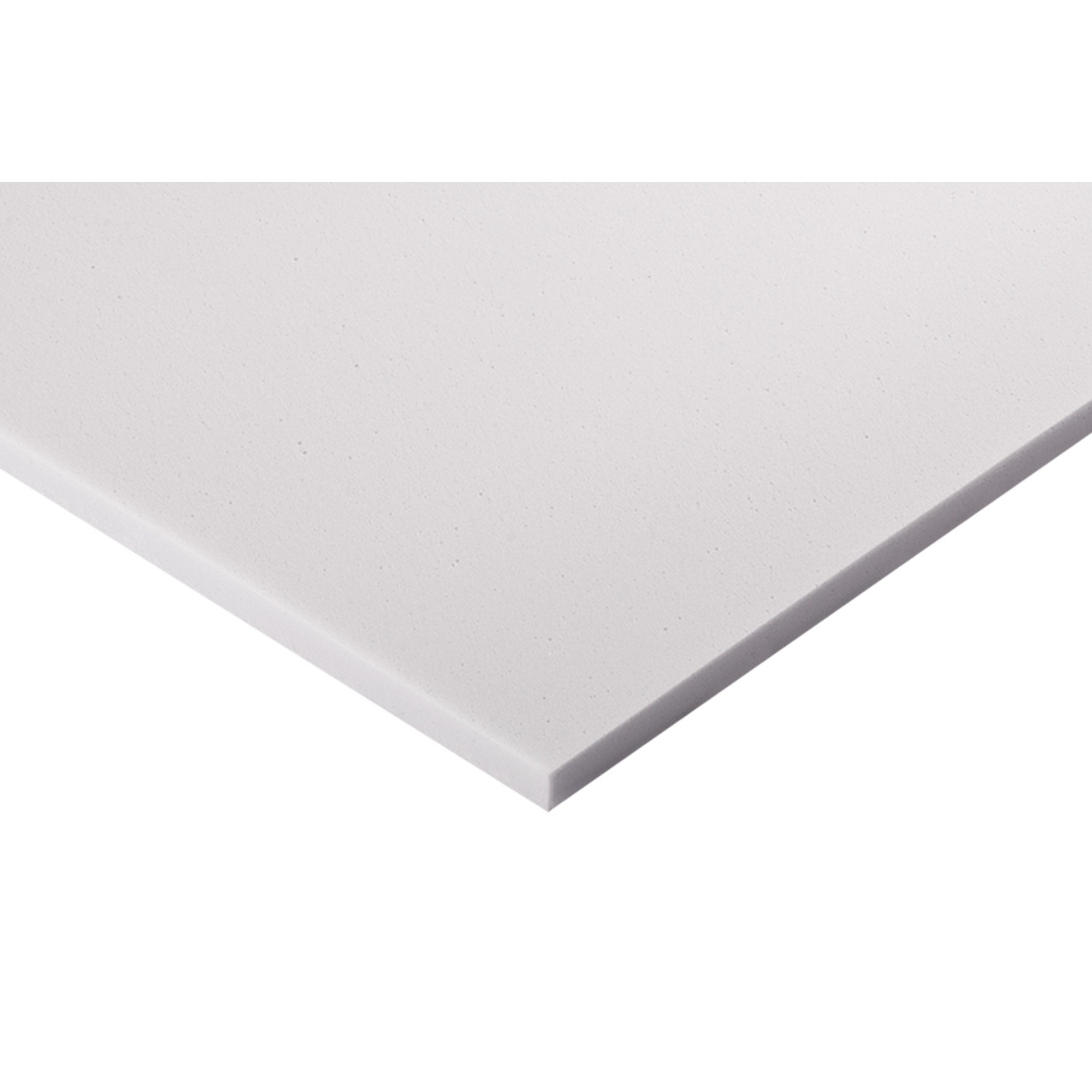 Absorber aus Basotect® G+ Schaumstoff 100cm x 50cm x 2cm, hellgrau klebend
