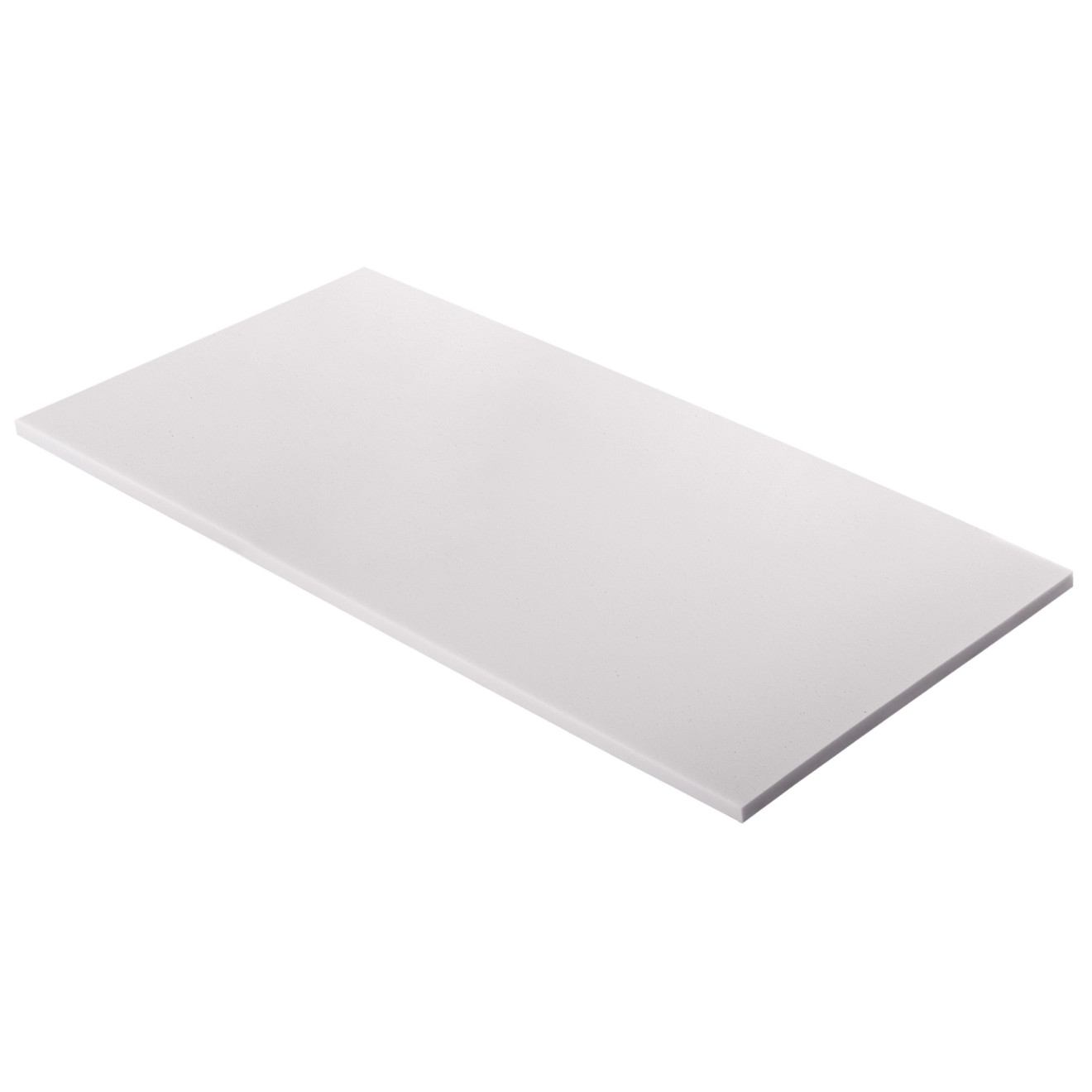 Absorber aus Basotect® G+ Schaumstoff 100cm x 50cm x 2cm, hellgrau