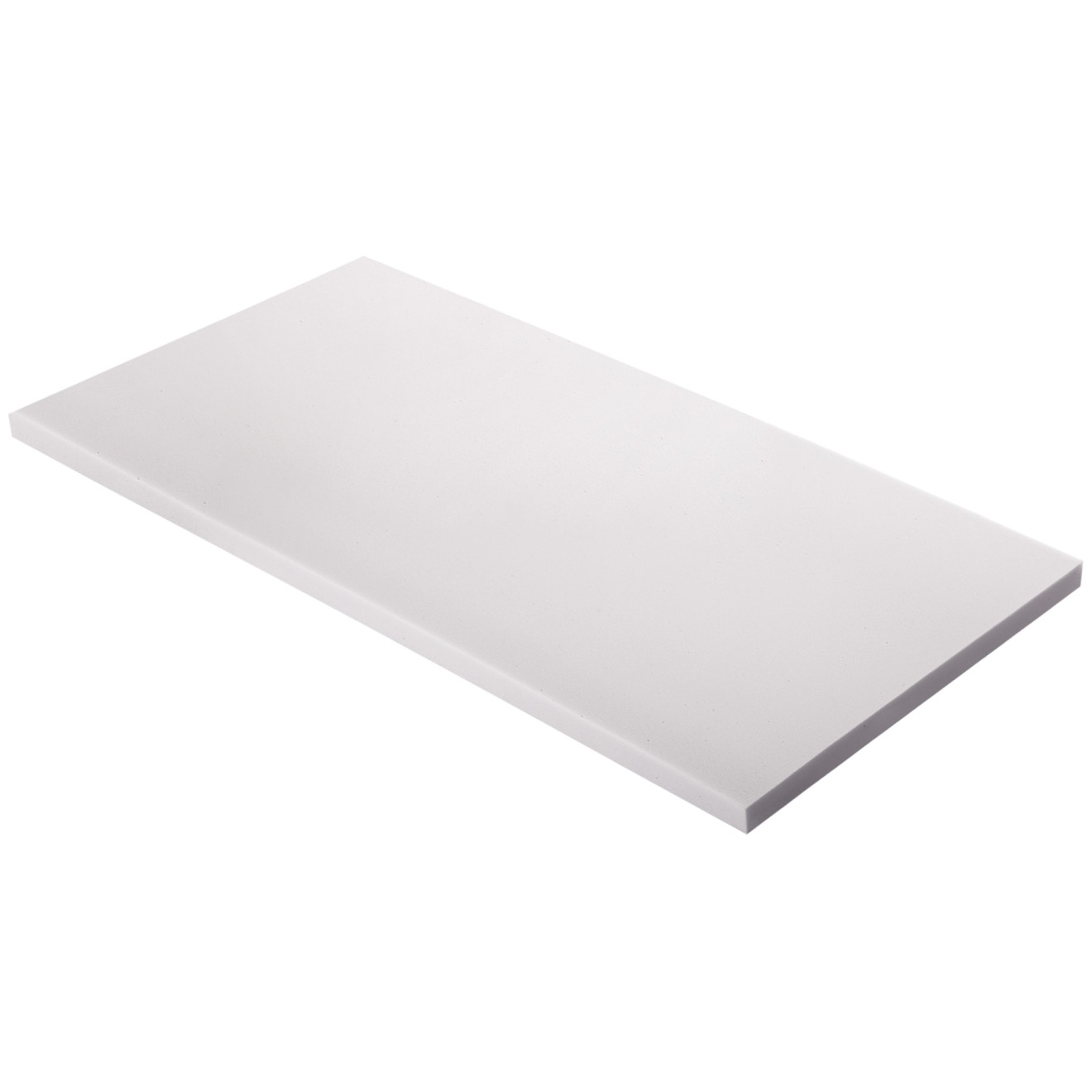 Absorber aus Basotect® G+ Schaumstoff 100cm x 50cm x 3cm, hellgrau