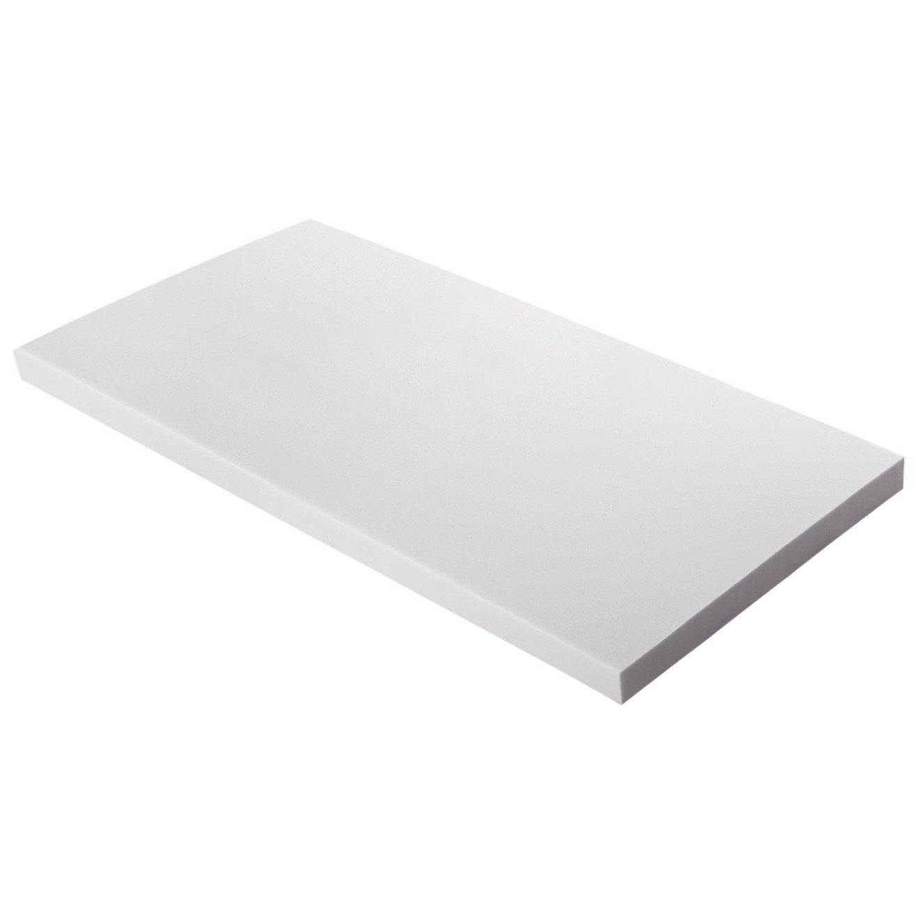 Absorber aus Basotect® G+ Schaumstoff 100cm x 50cm x 4cm, hellgrau
