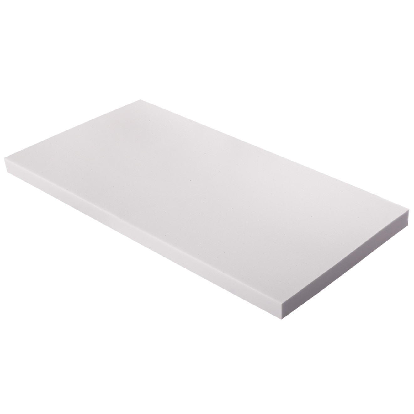 Absorber aus Basotect® G+ Schaumstoff 100cm x 50cm x 5cm, hellgrau