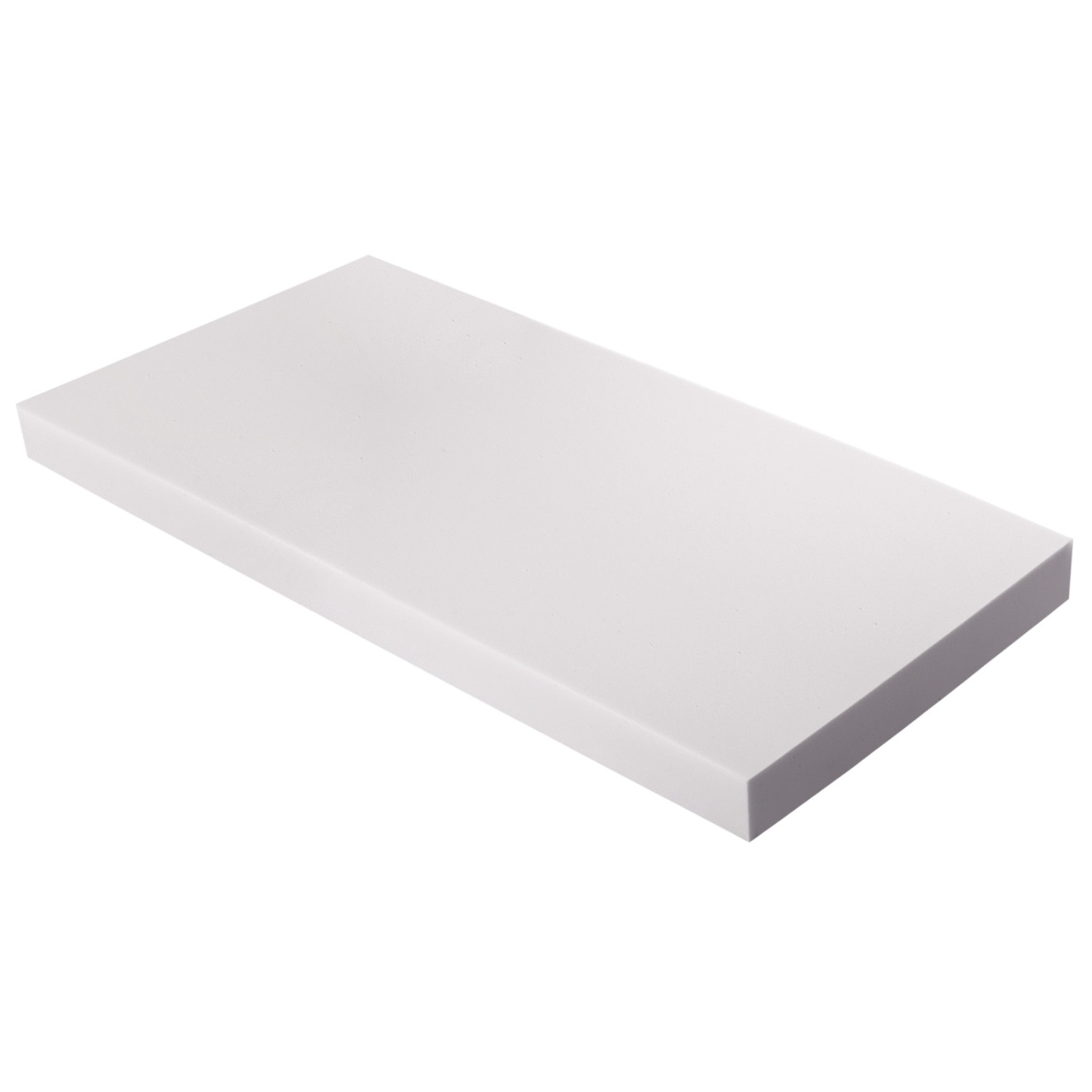 Absorber aus Basotect® G+ Schaumstoff 100cm x 50cm x 7cm, hellgrau