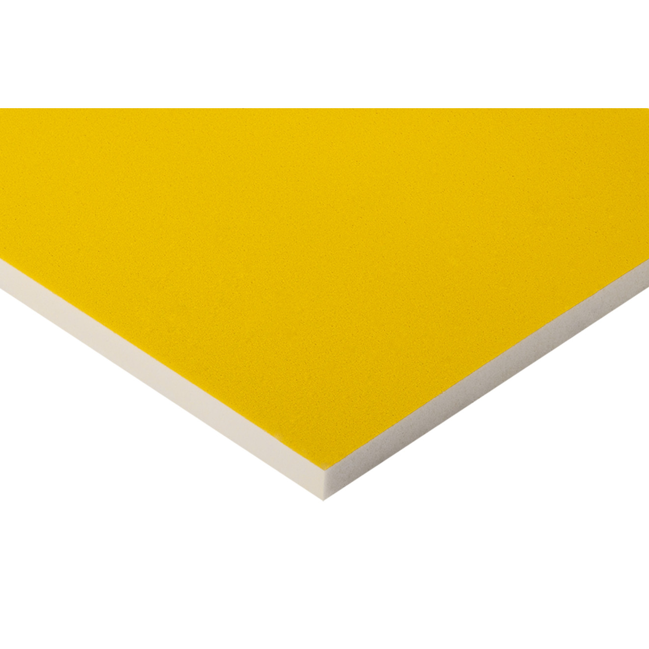 Absorber aus Basotect® 100cm x 50cm x 3cm, gelb