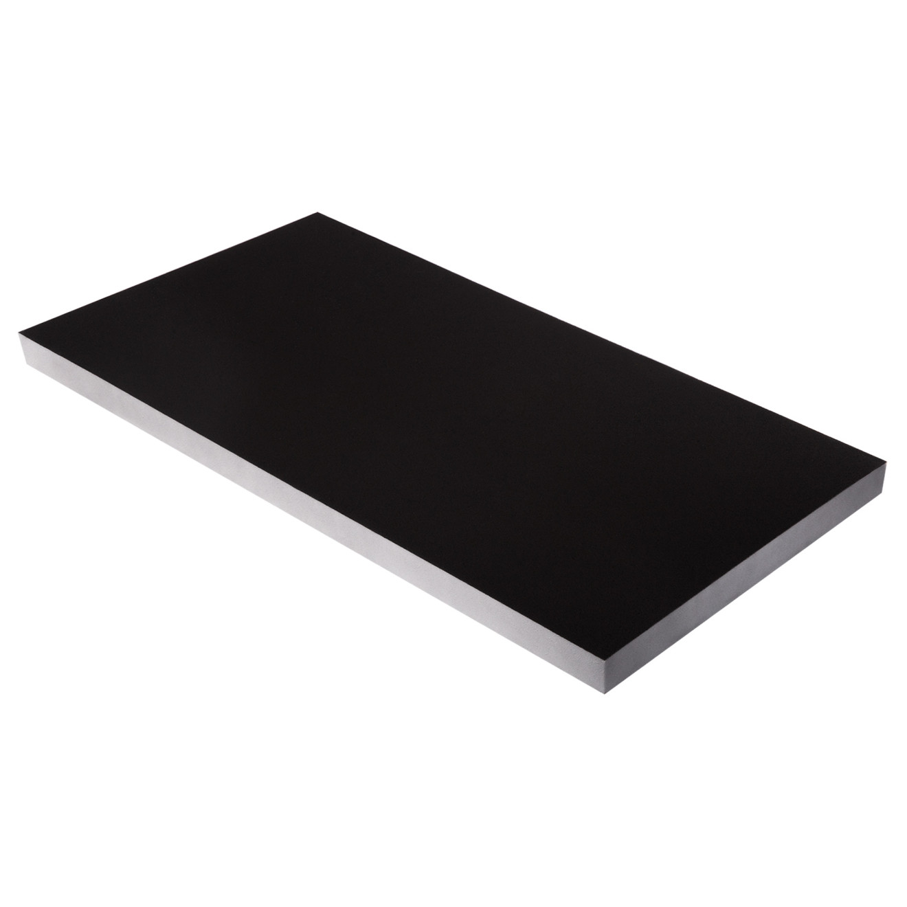 Absorber aus Basotect® 100cm x 50cm x 5cm, schwarz