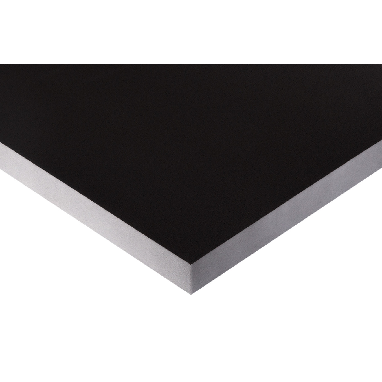 Absorber aus Basotect® 100cm x 50cm x 5cm, schwarz