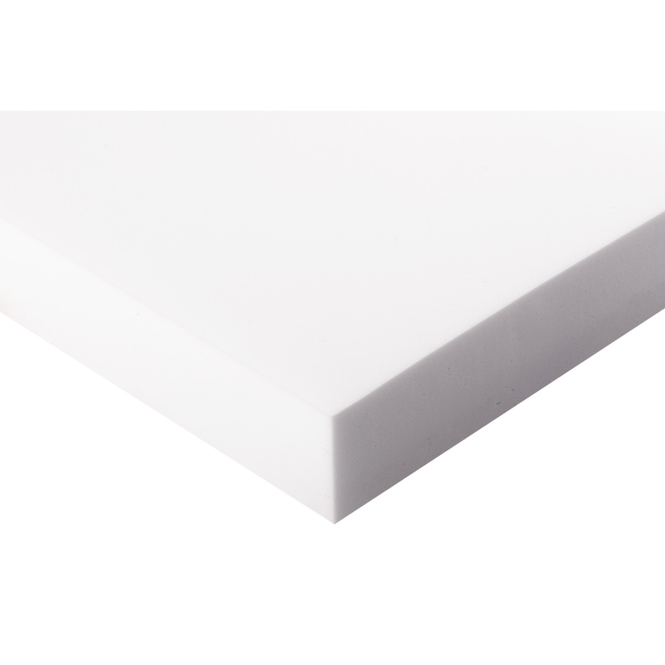 Absorber aus Basotect® Schaumstoff 100cm x 50cm x 10cm, weiss