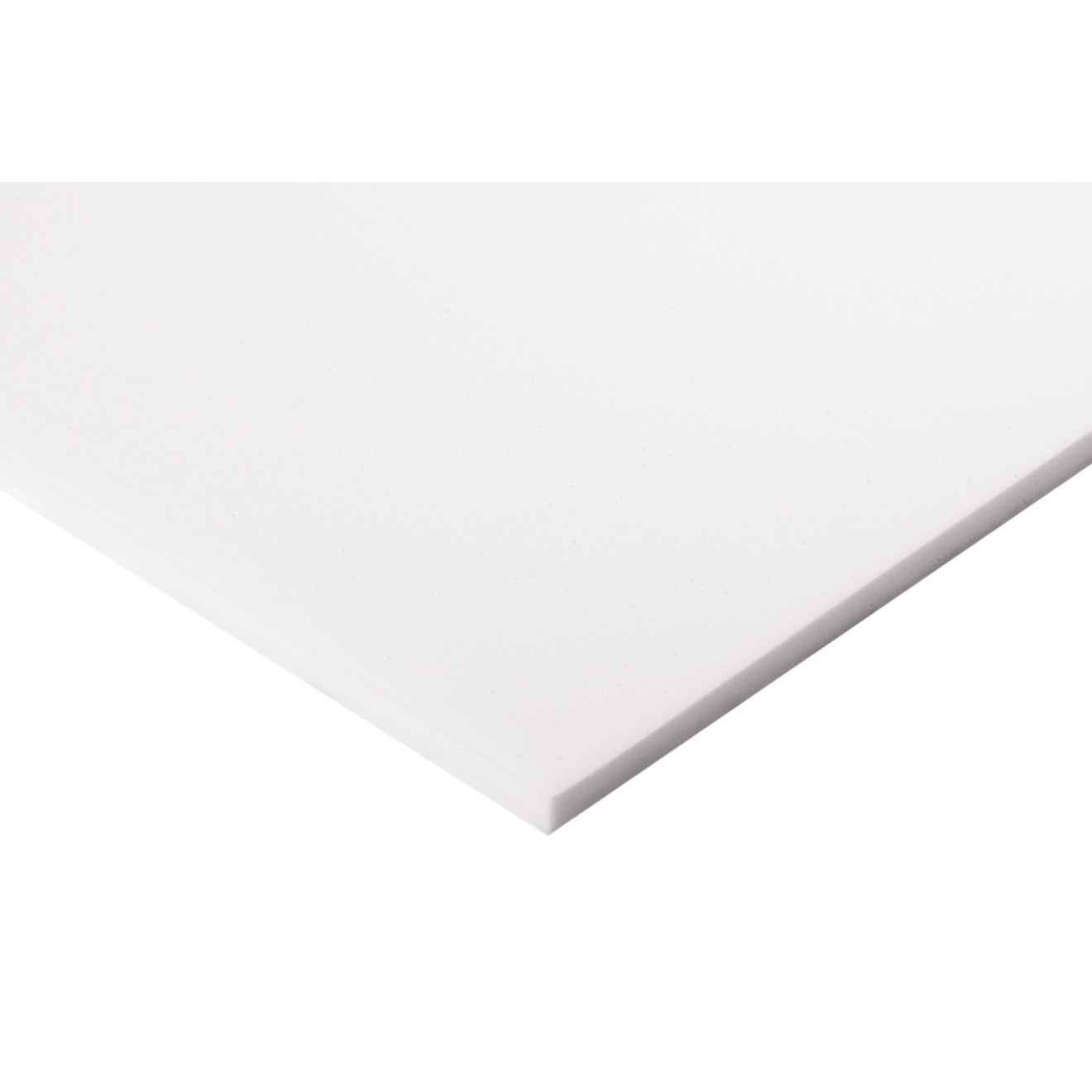 Absorber aus Basotect® Schaumstoff 100cm x 50cm x 2cm, weiss klebend
