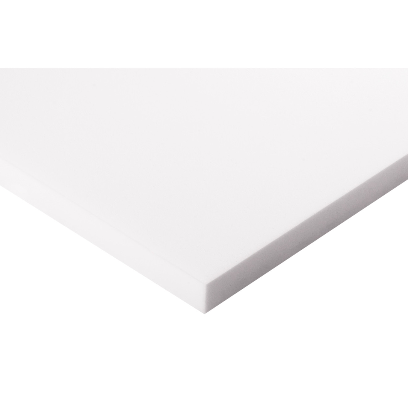 Absorber aus Basotect® Schaumstoff 100cm x 50cm x 4cm, weiss