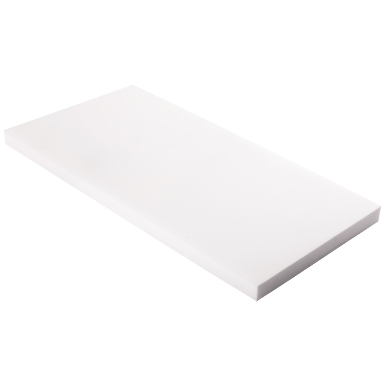 Absorber aus Basotect® Schaumstoff 100cm x 50cm x 5cm, weiss
