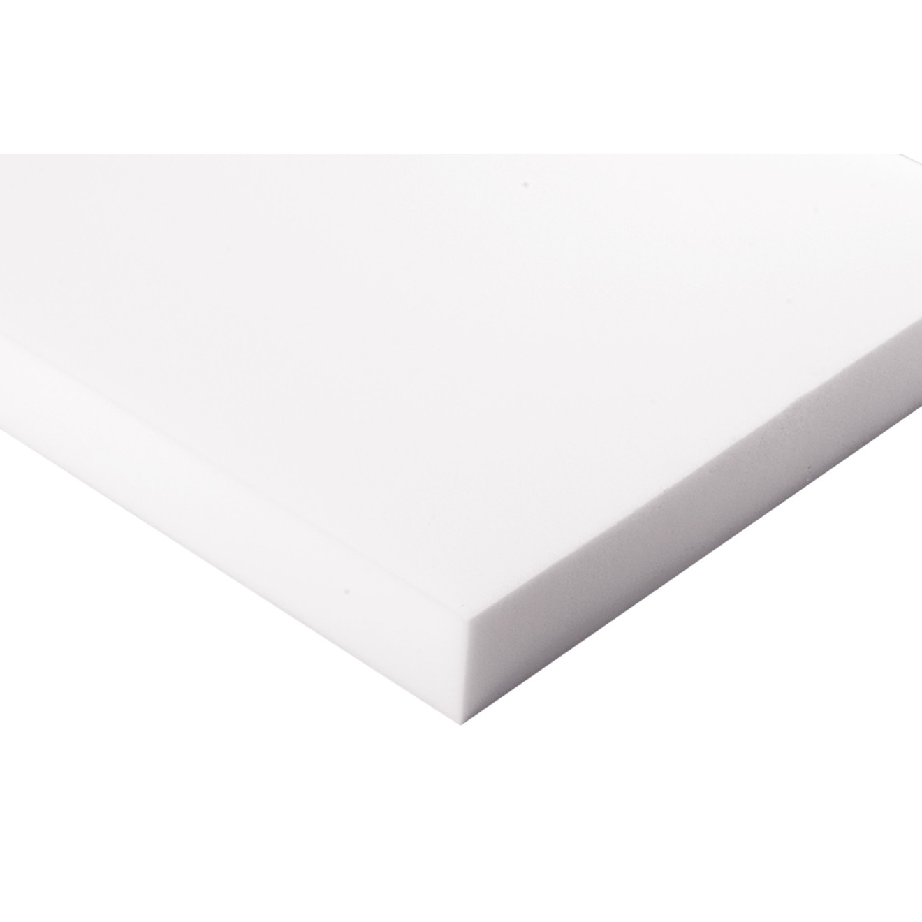 Absorber aus Basotect® Schaumstoff 100cm x 50cm x 7cm,weiss,klebend