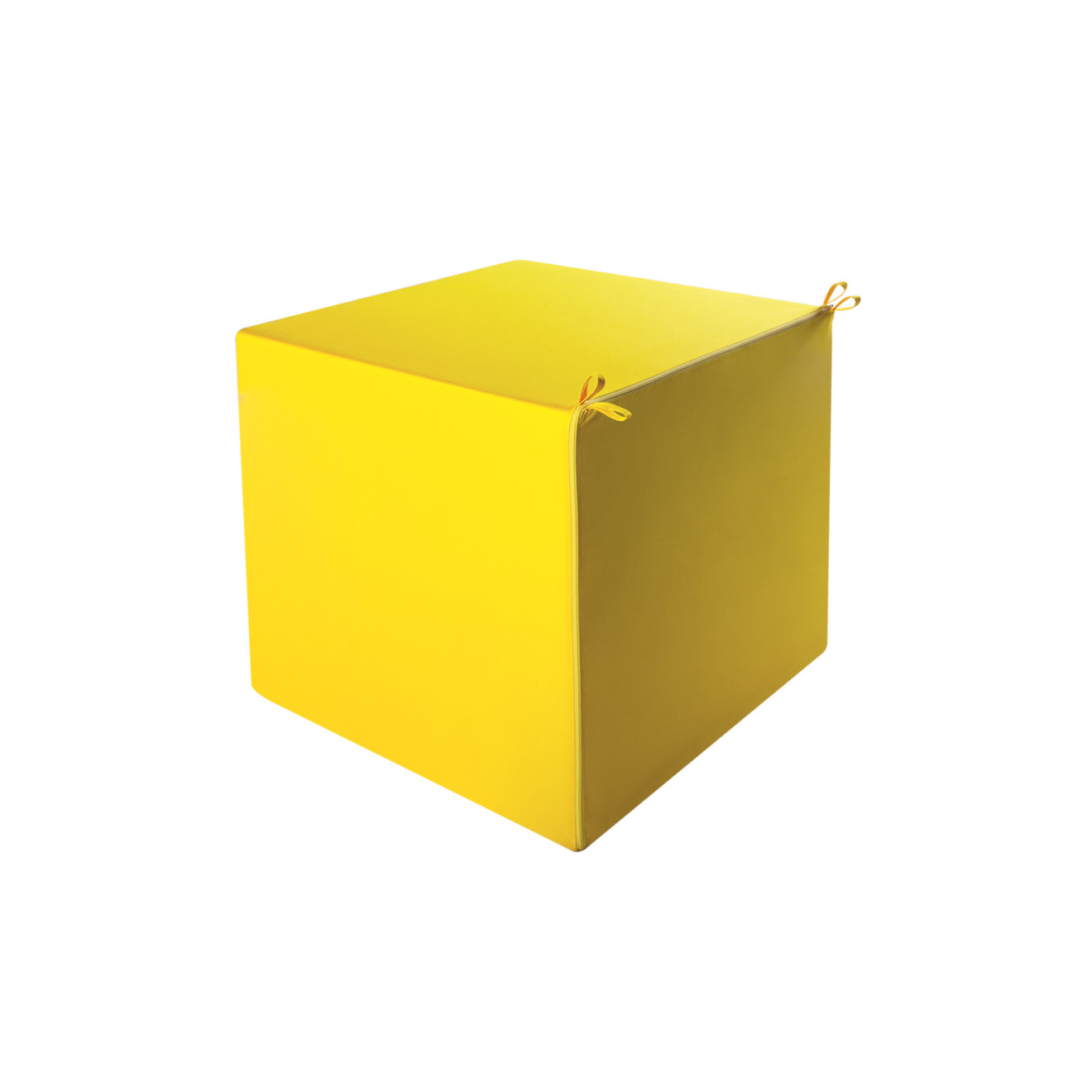 Akustikwürfel aus Basotect® 20 x 20 x 20cm , mit gelbem Bezug