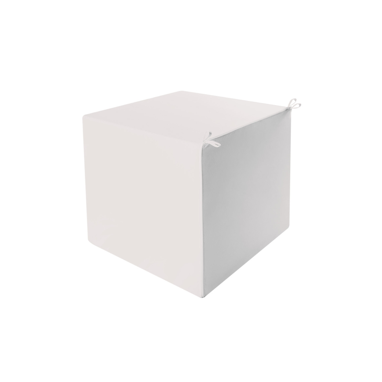 Akustikwürfel aus Basotect® 40 x 40 x 40cm, mit weissem Bezug