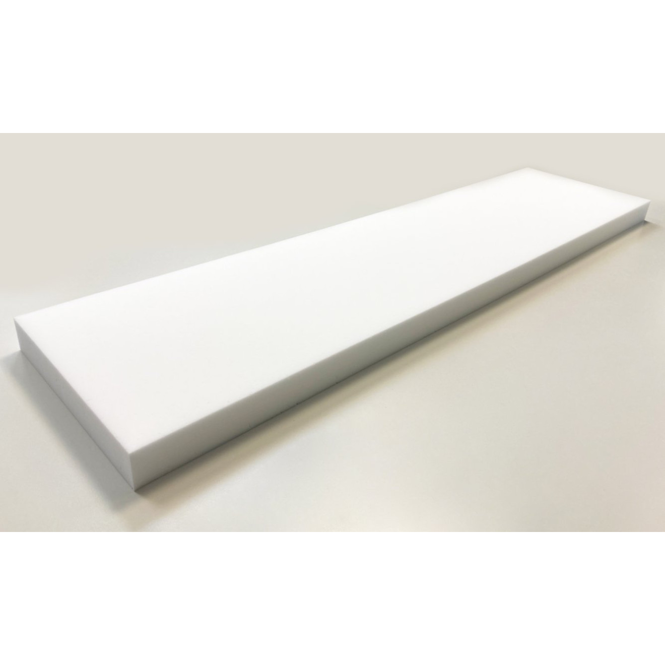 Absorber aus Basotect® Schaumstoff 100cm x 25cm x 4cm, weiss