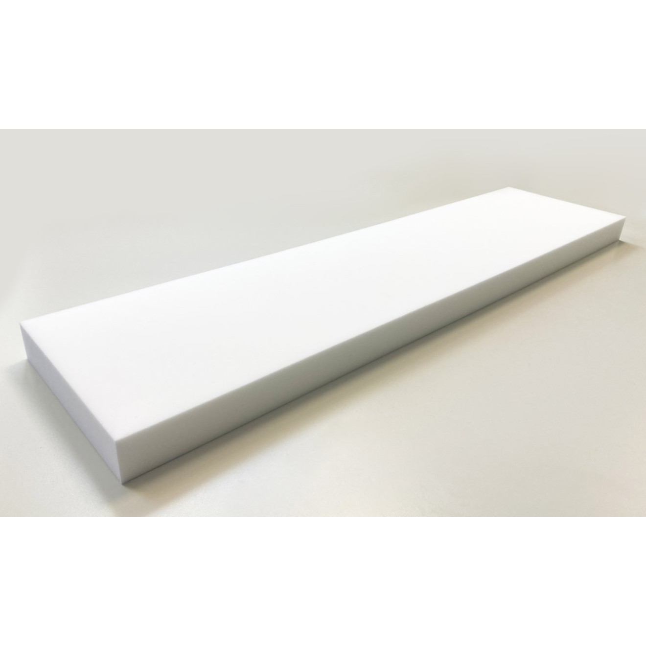 Absorber aus Basotect® Schaumstoff 100cm x 25cm x 5cm, weiss
