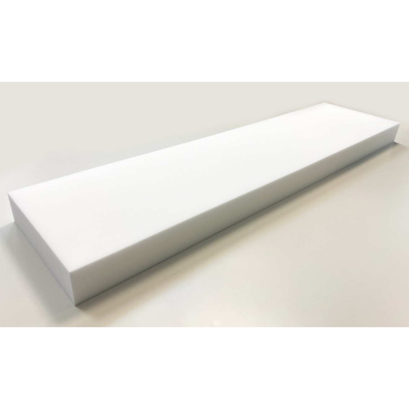 Absorber aus Basotect® Schaumstoff 100cm x 25cm x 6cm, weiss