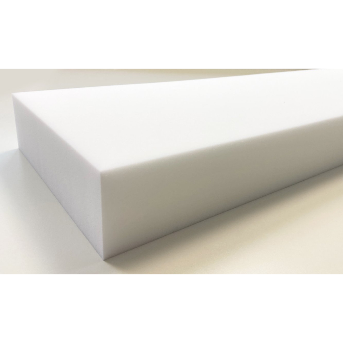 Absorber aus Basotect® Schaumstoff 100cm x 25cm x 7cm, weiss