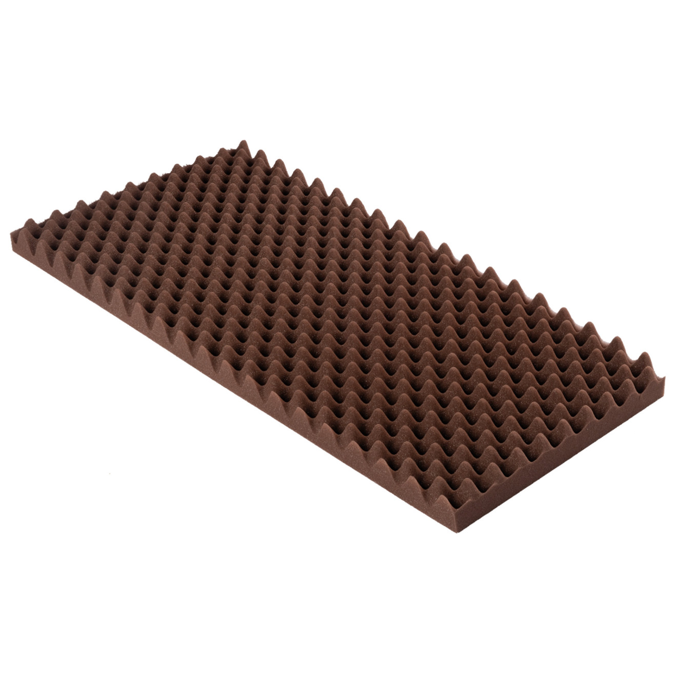 Noppenschaumstoff Colorline 95 x 45 x 5cm braun PU Schaumstoff