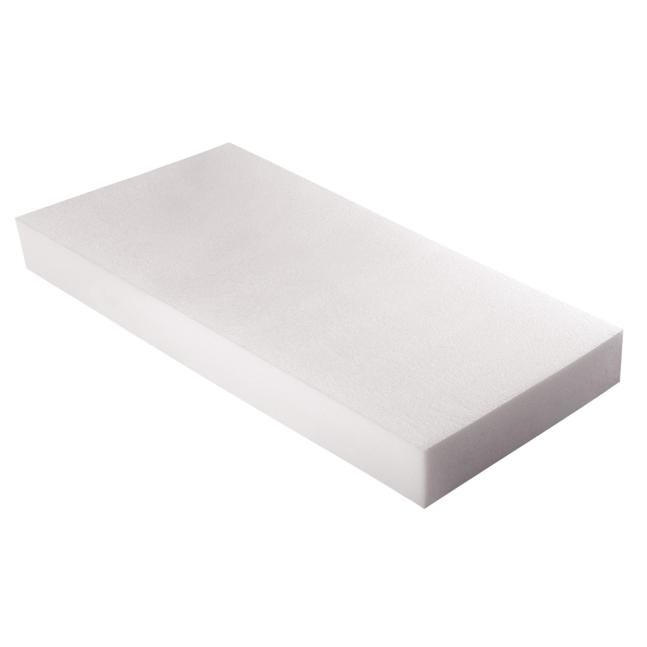 Ethafoam 100cm x 50cm x 10cm, weiss