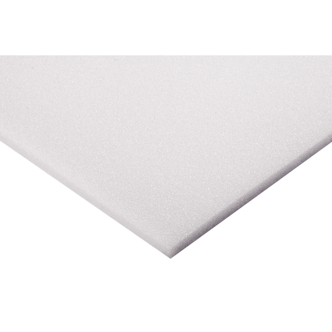 Ethafoam 100cm x 50cm x 1cm, weiss