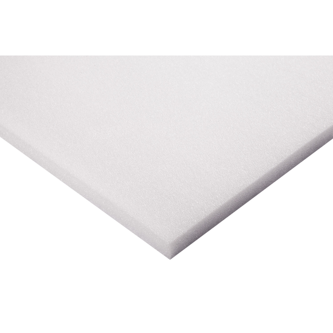 Ethafoam 100cm x 50cm x 2cm, weiss