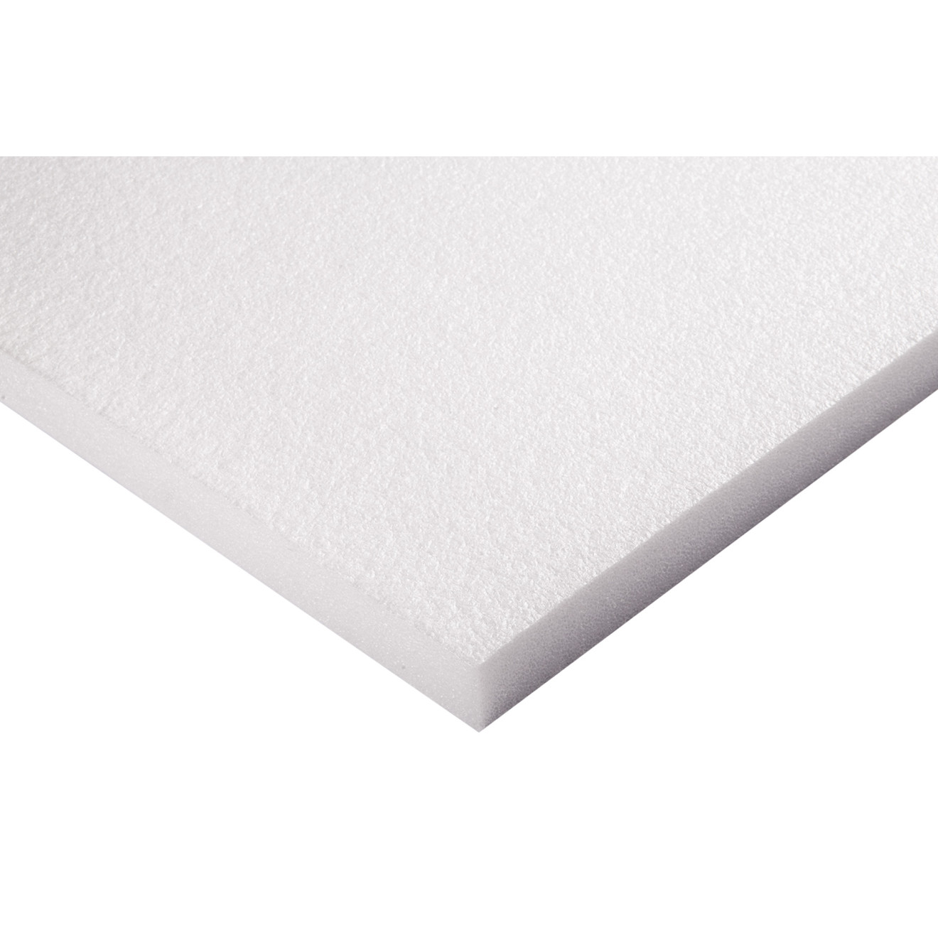 Ethafoam 100cm x 50cm x 3cm, weiss