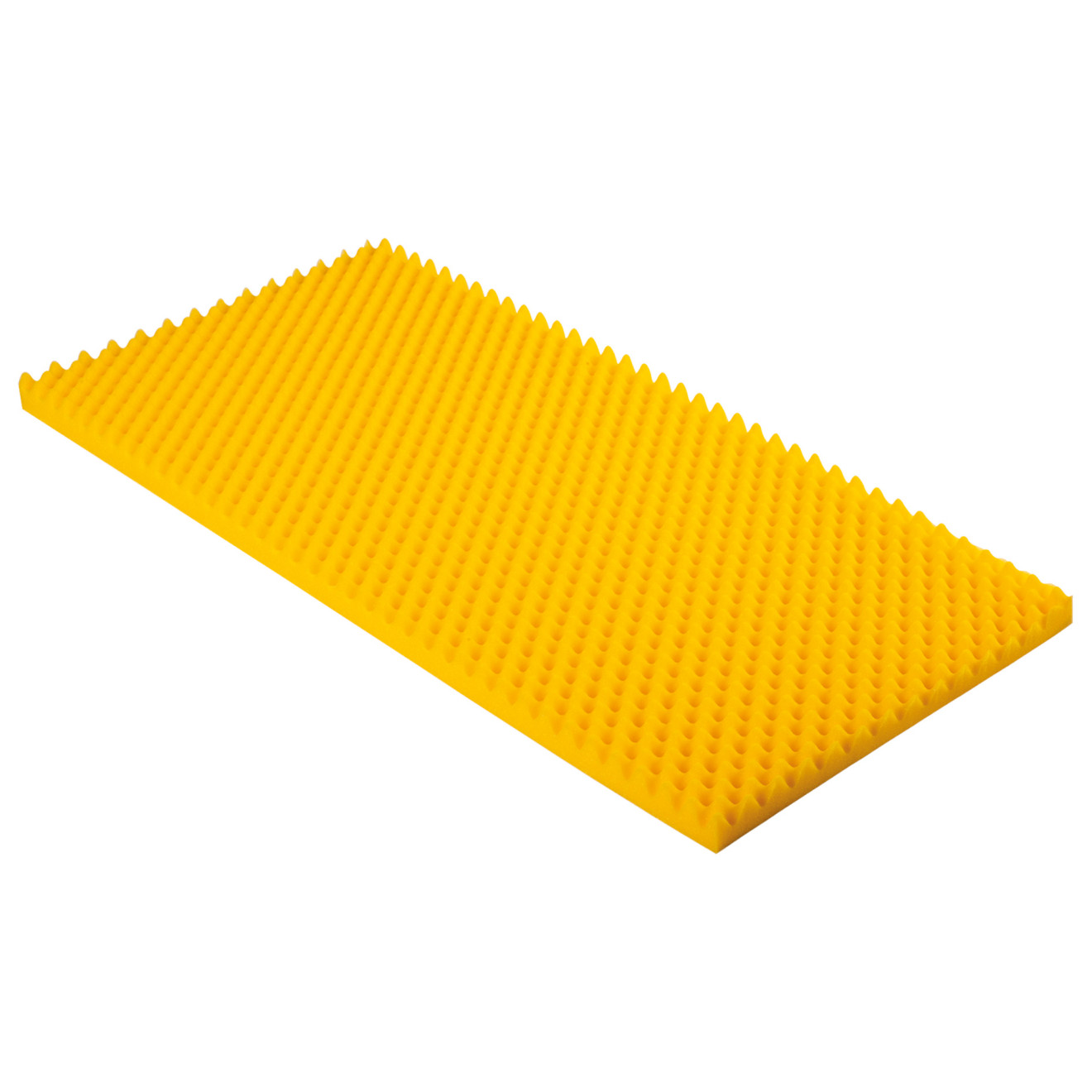 Gelber Akustikschaumstoff Noppenschaumstoff 100x50x4cm