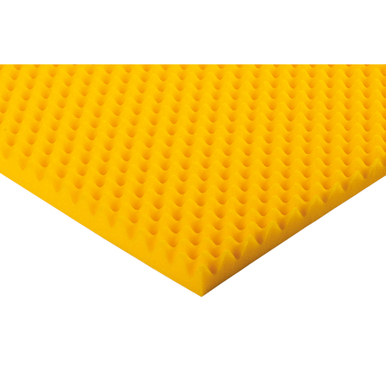 Gelber Akustikschaumstoff Noppenschaumstoff 100x50x4cm