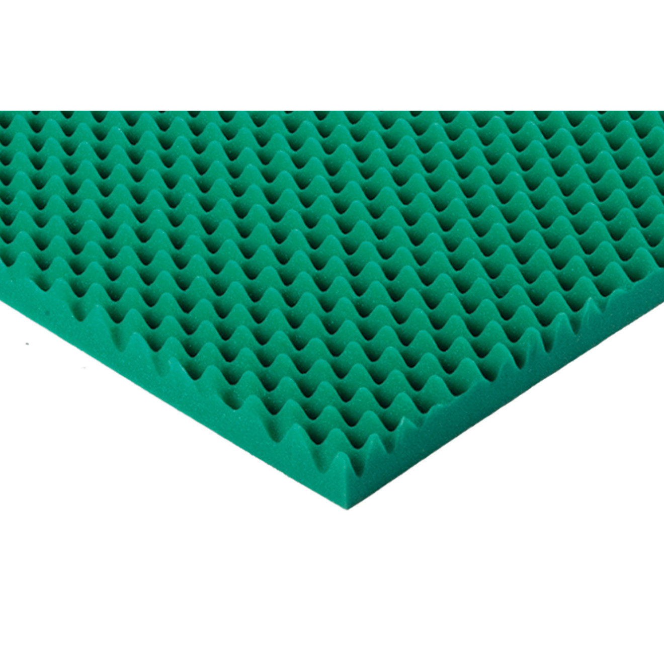 Grüner Akustikschaumstoff Noppenschaumstoff 100x50x4cm