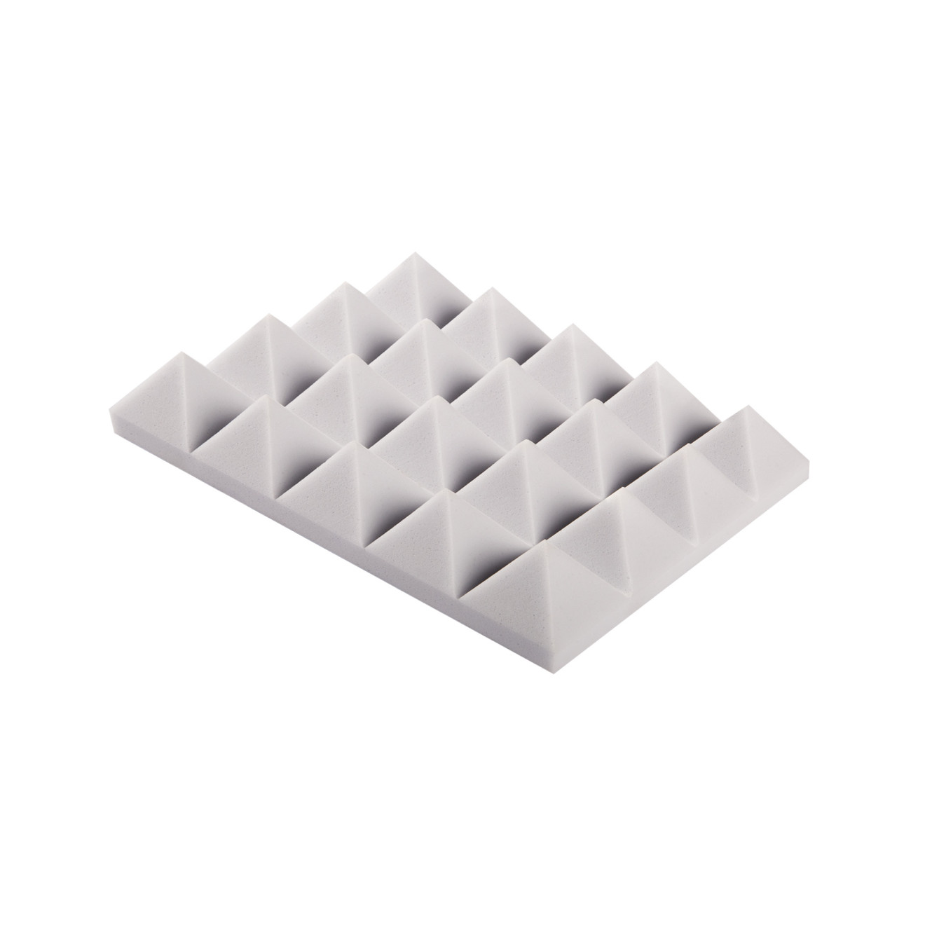 Handmuster Basotect® Pyramide grau