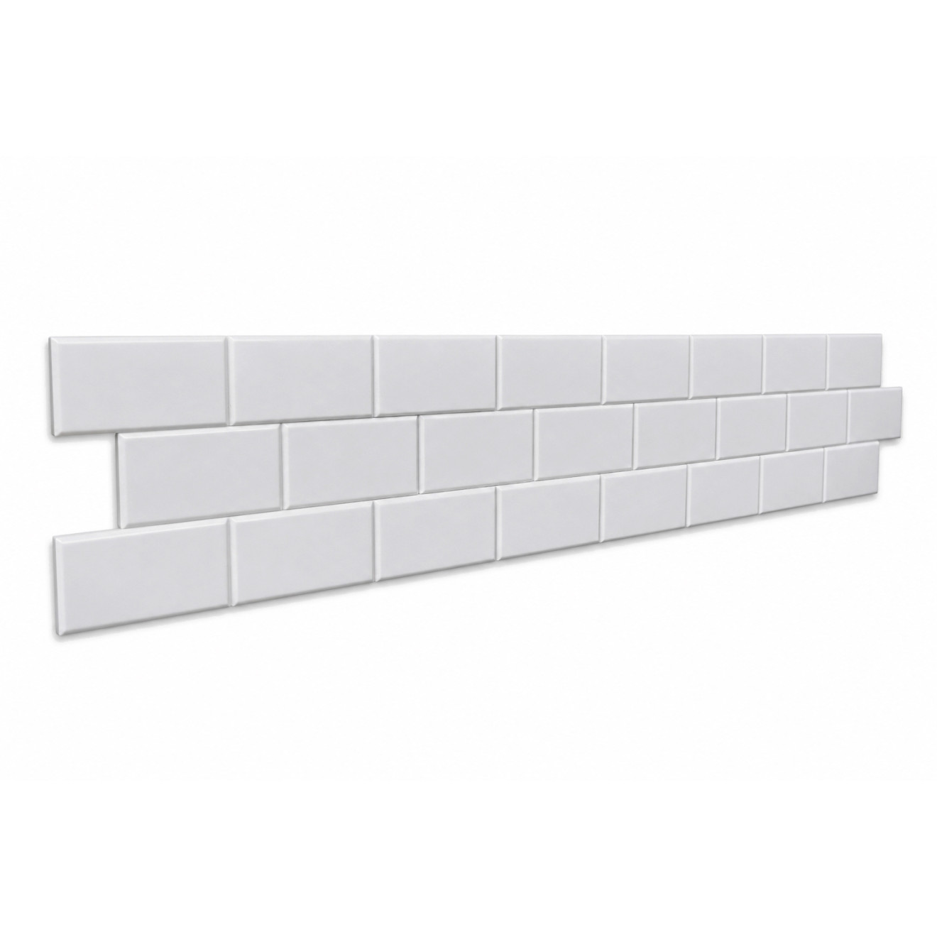 Akustikriegel Mauer aus Basotect® Schaumstoff 119cm x 14,9cm x 5cm, grau