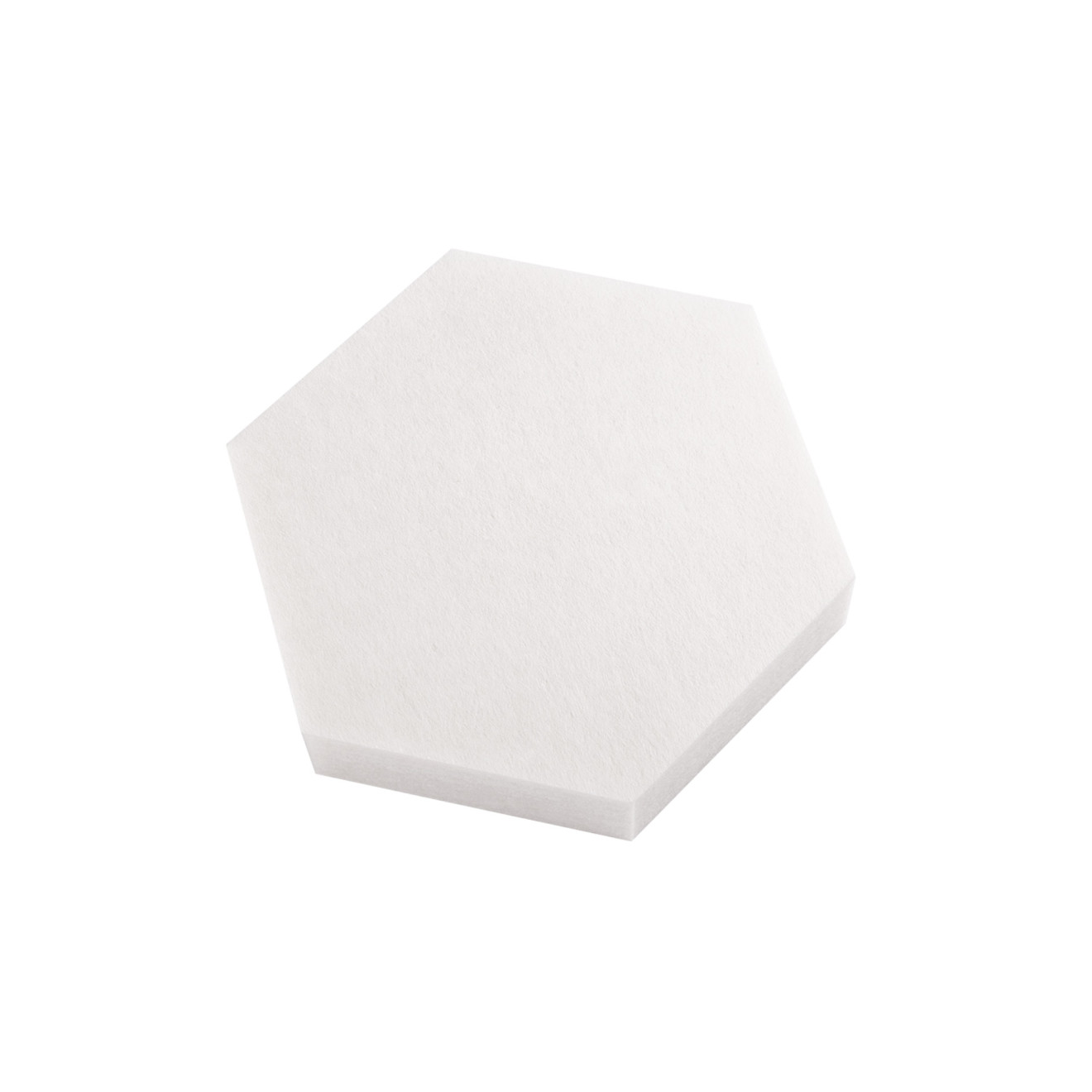 PET-VLIES Akustikabsorber Octa 29cm x 29cm x 2,5cm, weiße Vliesoberfläche