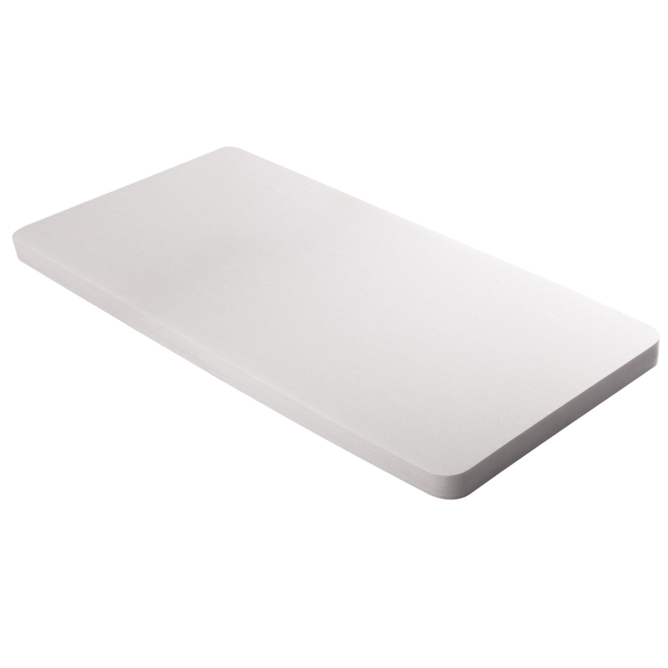 PET-VLIES Akustikabsorber 120cm x 60cm x 5cm, weiße Vliesoberfläche