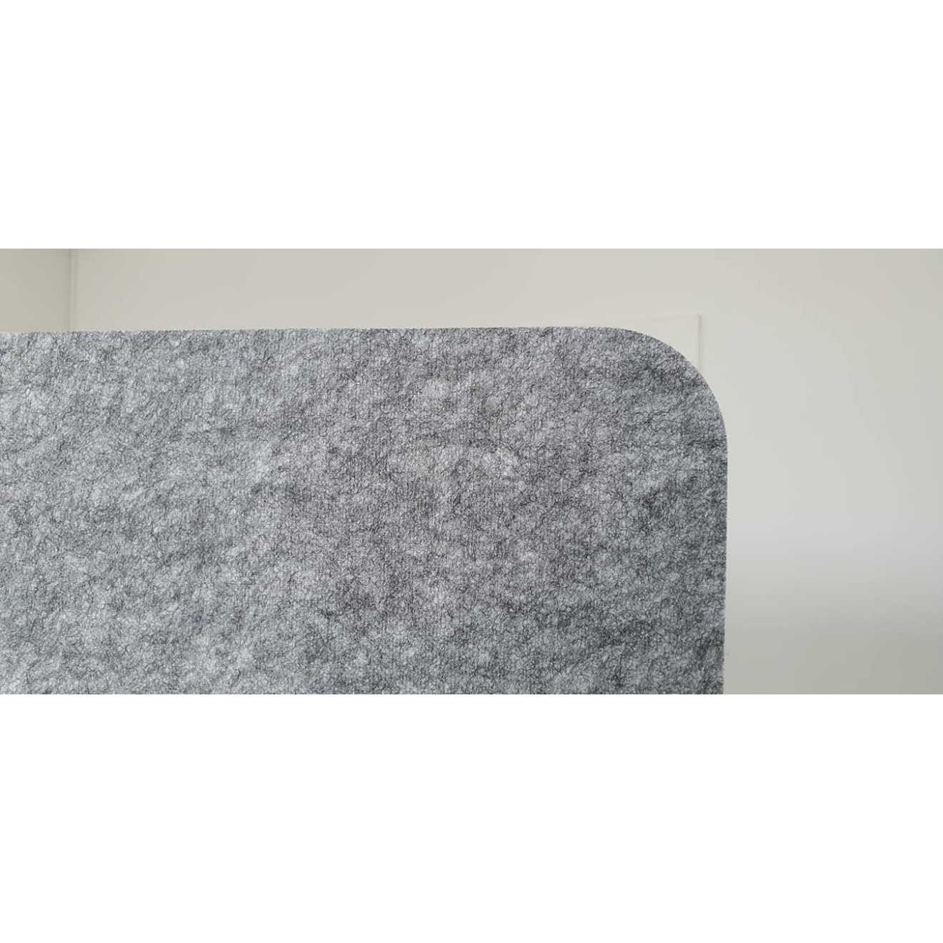 Office Trennwand Stellwand 180cm x 90cm Eco Office Line graues PET-Vlies
