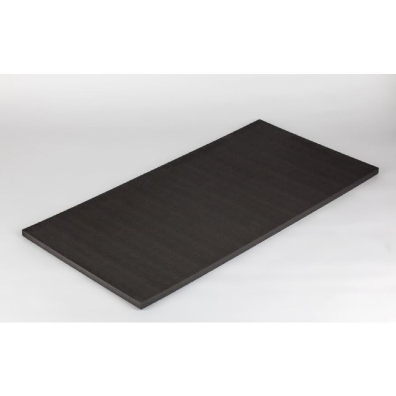 Polyethylen PE Schaumstoff 100x50x2cm, schwarz
